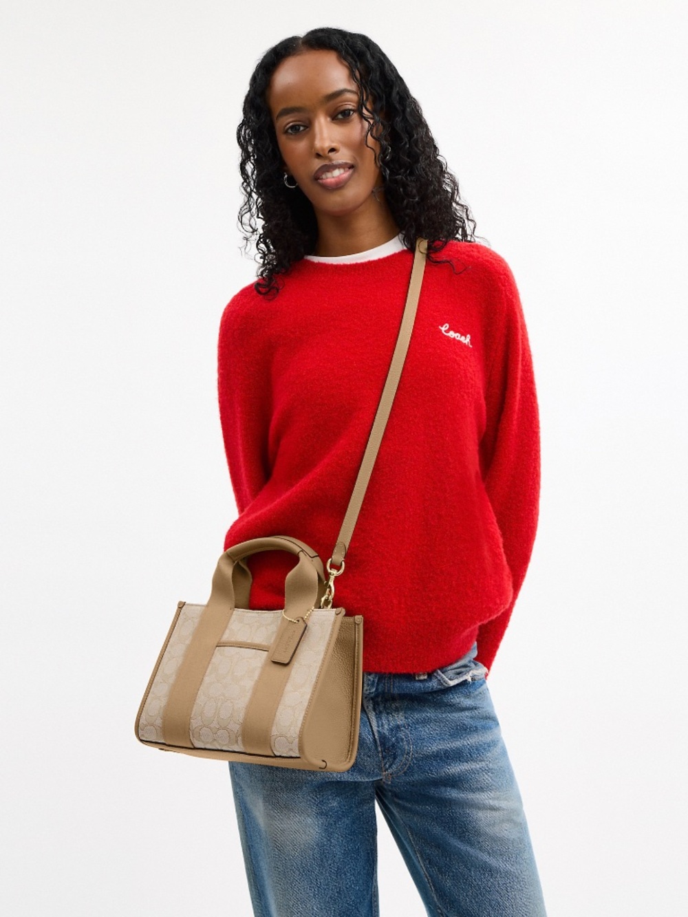 Coach Outlet Smith Tote Bag 24 In Signature Jacquard